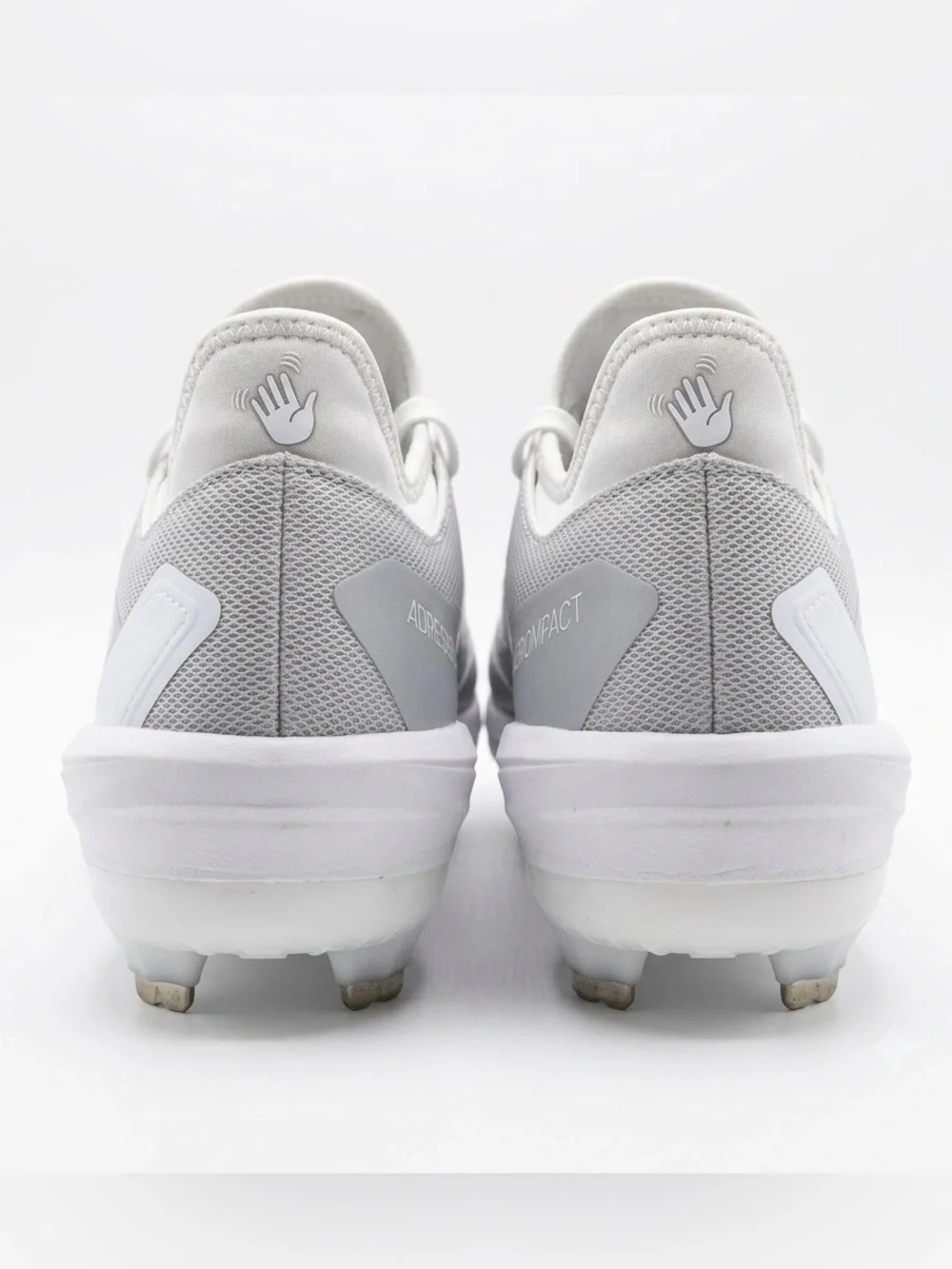 Adidas Adizero Impact TPU Baseball Cleats White Gray IF3355 Men's Size 6.5